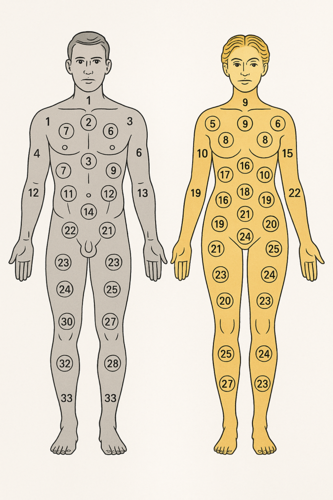 Roby Chart Emotional Body Map